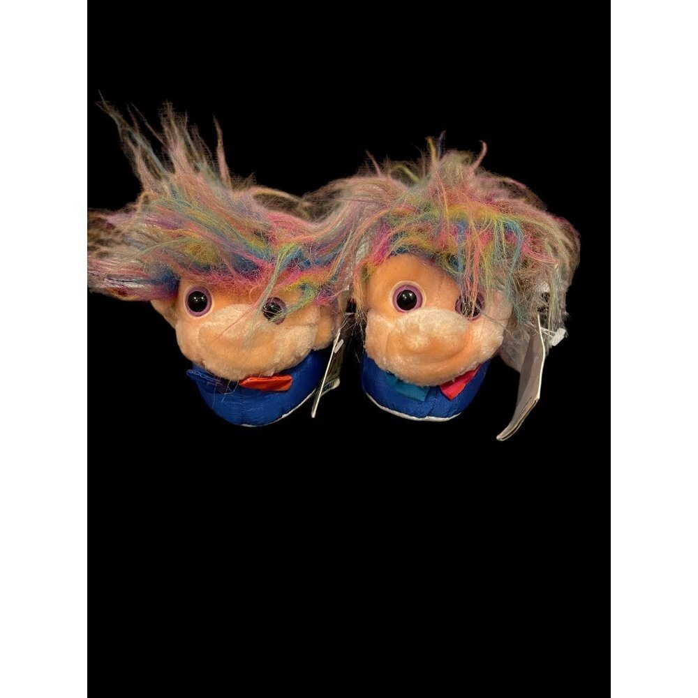 Vintage 1992 Trolio Trolls Slippers, Kids NO SIZING